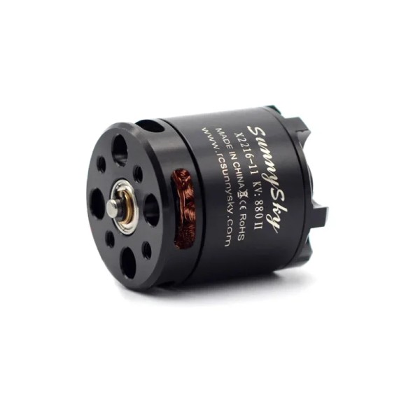 Hot Sales Sunnysky X2216 2216 880KV 1100KV 1250KV 1400KV 1800KV 2400KV II Outrunner Brushless Motor for RC Models 3D Airplane